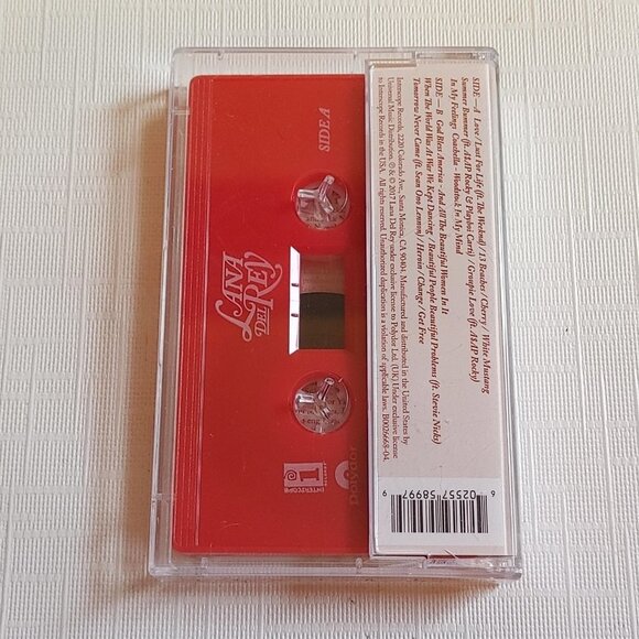 Lana Del Rey Lust For Life Red Cassette Tape 2017 - Picture 2 of 6